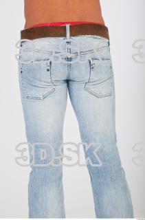 Thigh blue jeans photo reference of Regelio 0005